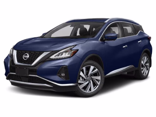 2021 Blue Nissan Murano Platinum AWD SUV