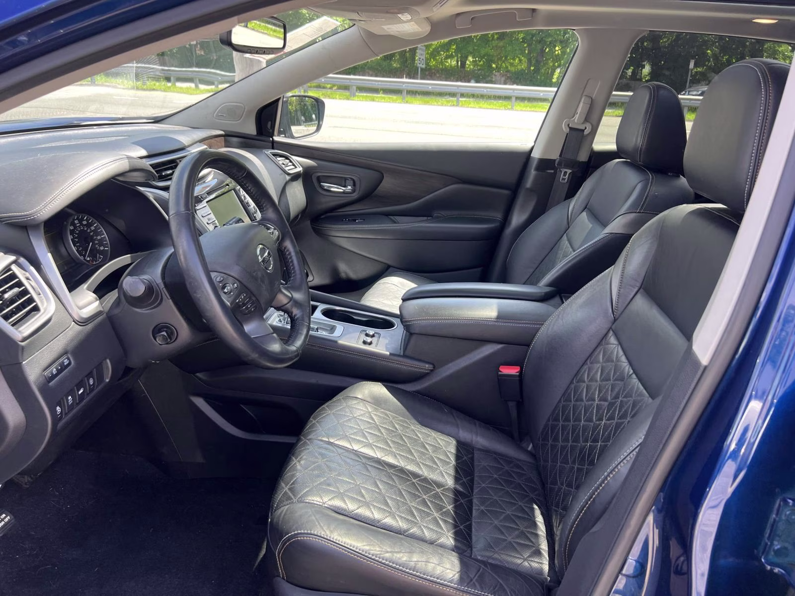 2021 Blue Nissan Murano Platinum AWD SUV