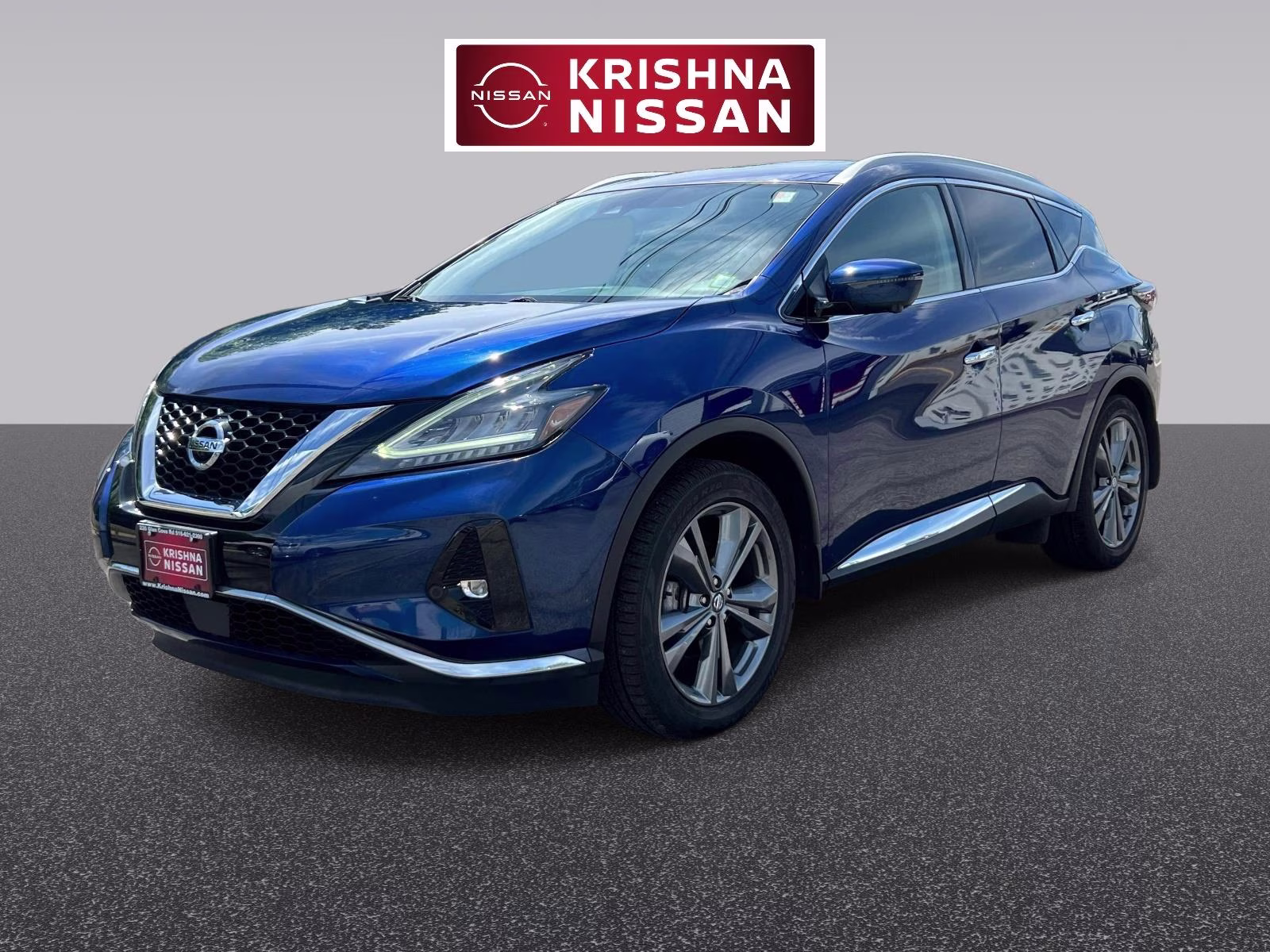 2021 Blue Nissan Murano Platinum AWD SUV