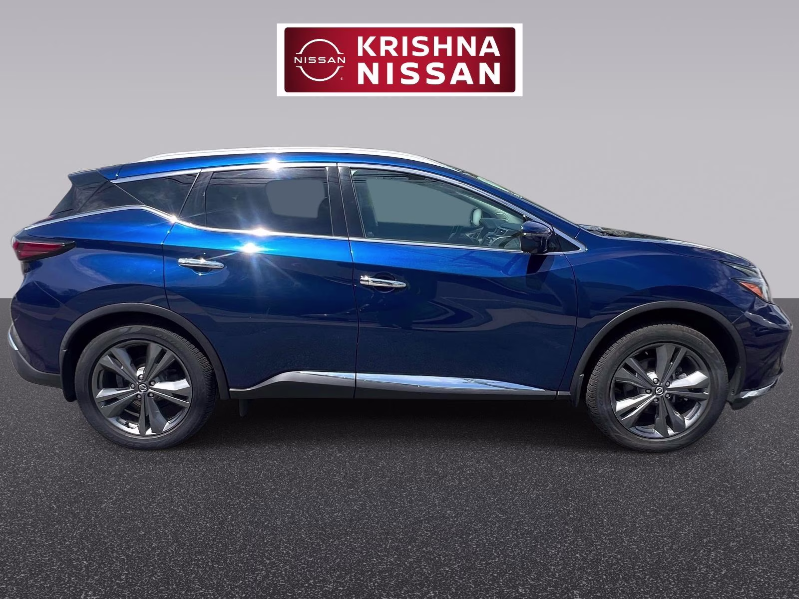2021 Blue Nissan Murano Platinum AWD SUV