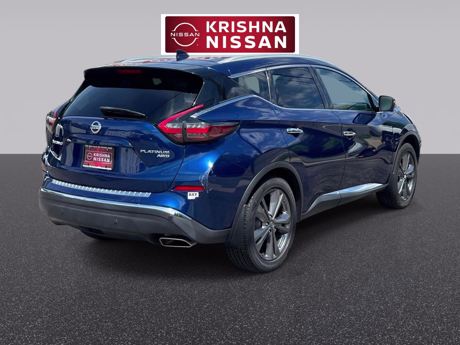 2021 Blue Nissan Murano Platinum AWD SUV