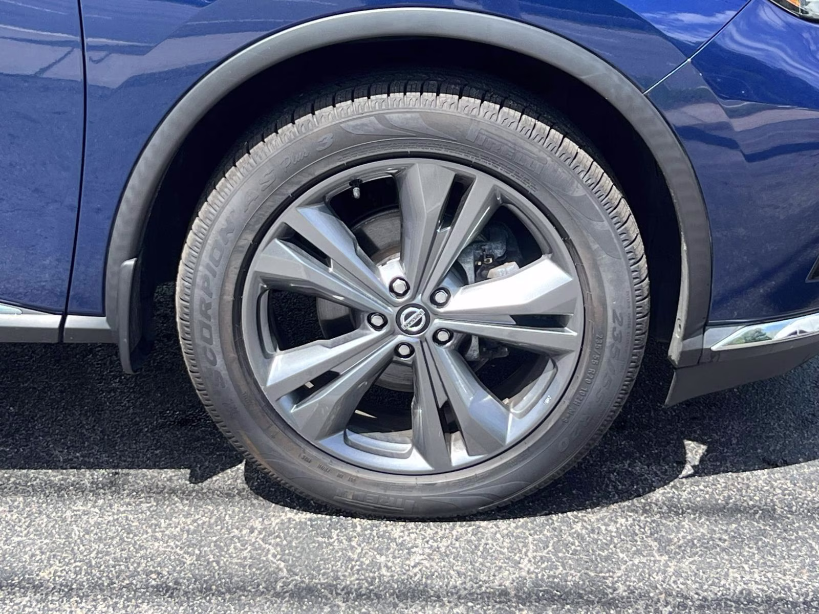 2021 Blue Nissan Murano Platinum AWD SUV