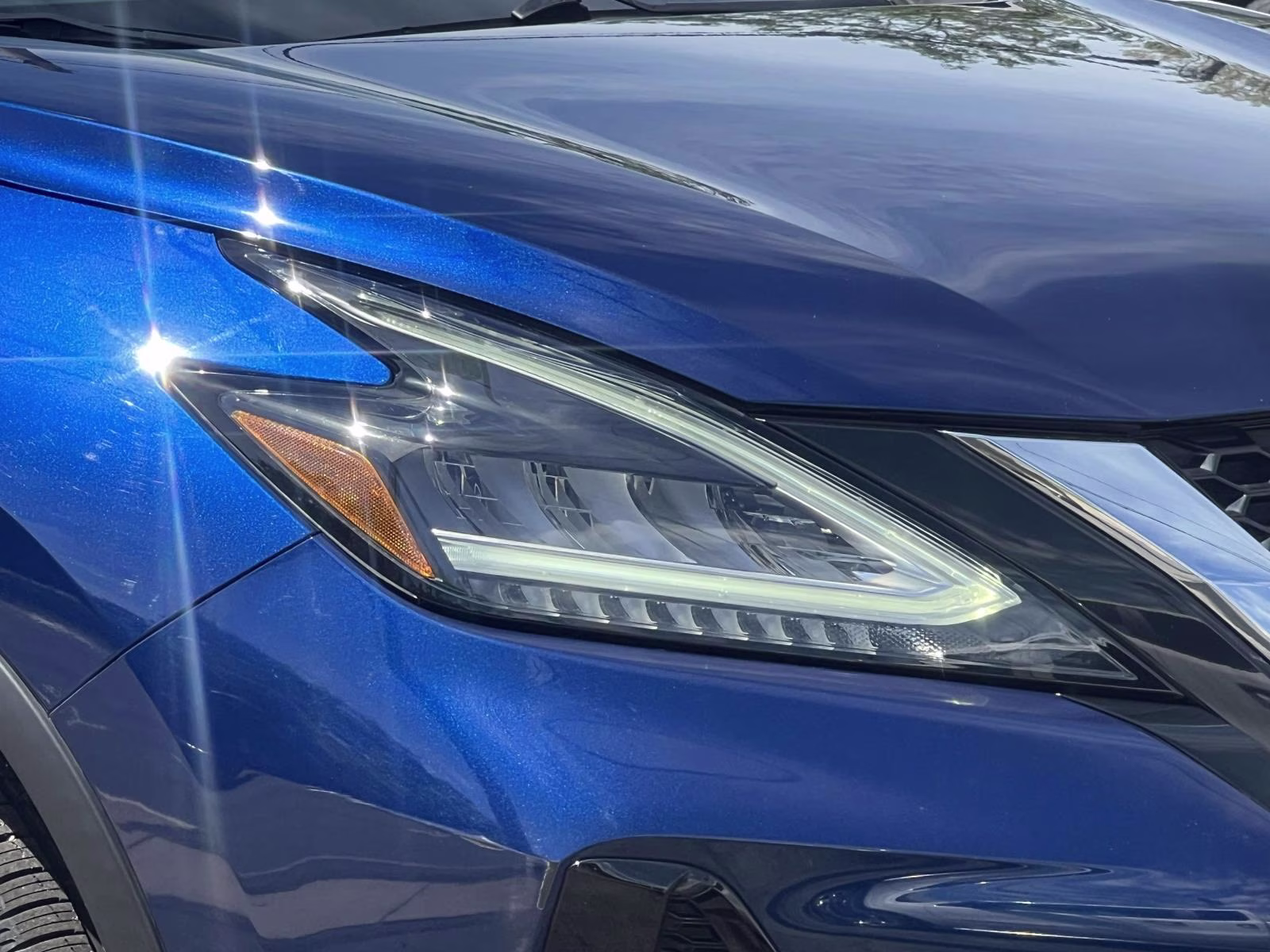 2021 Blue Nissan Murano Platinum AWD SUV