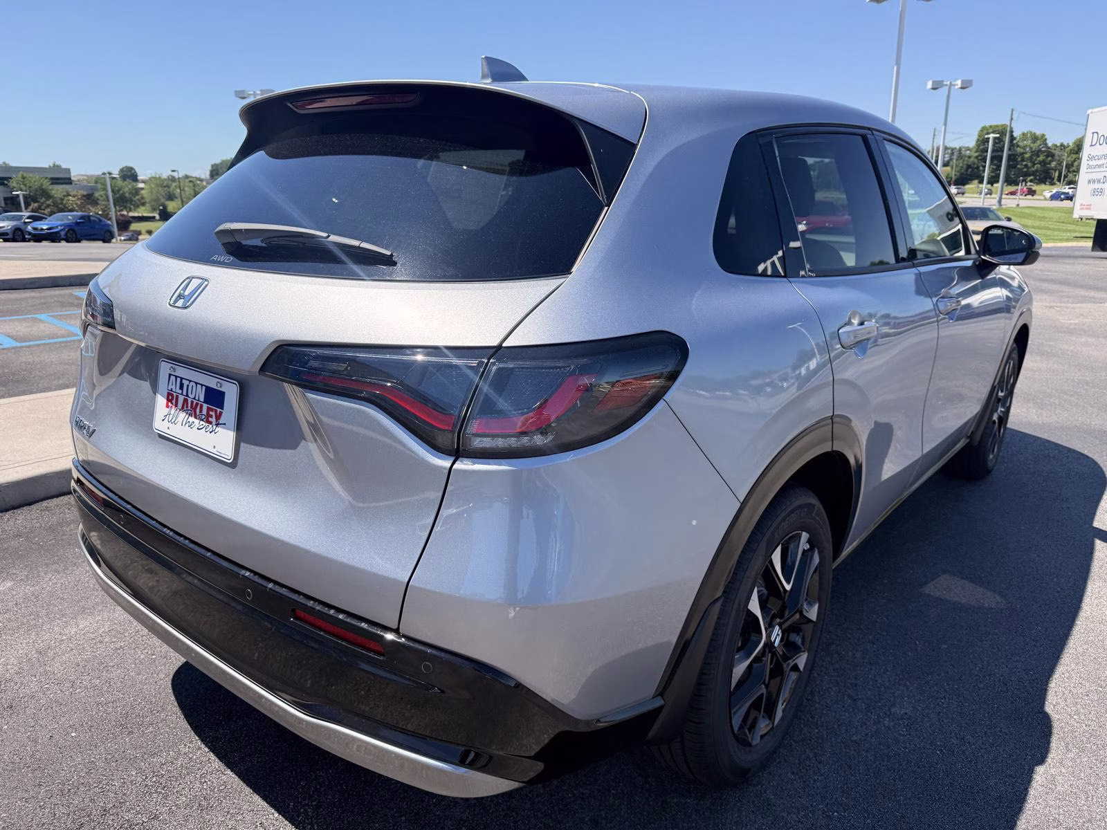 2027 Solar Silver Metallic Honda HR-V EX-L AWD SUV