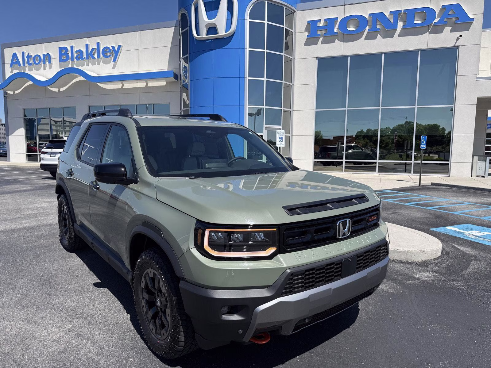 2026 Ash Green Metallic Honda Passport TrailSport Elite AWD SUV
