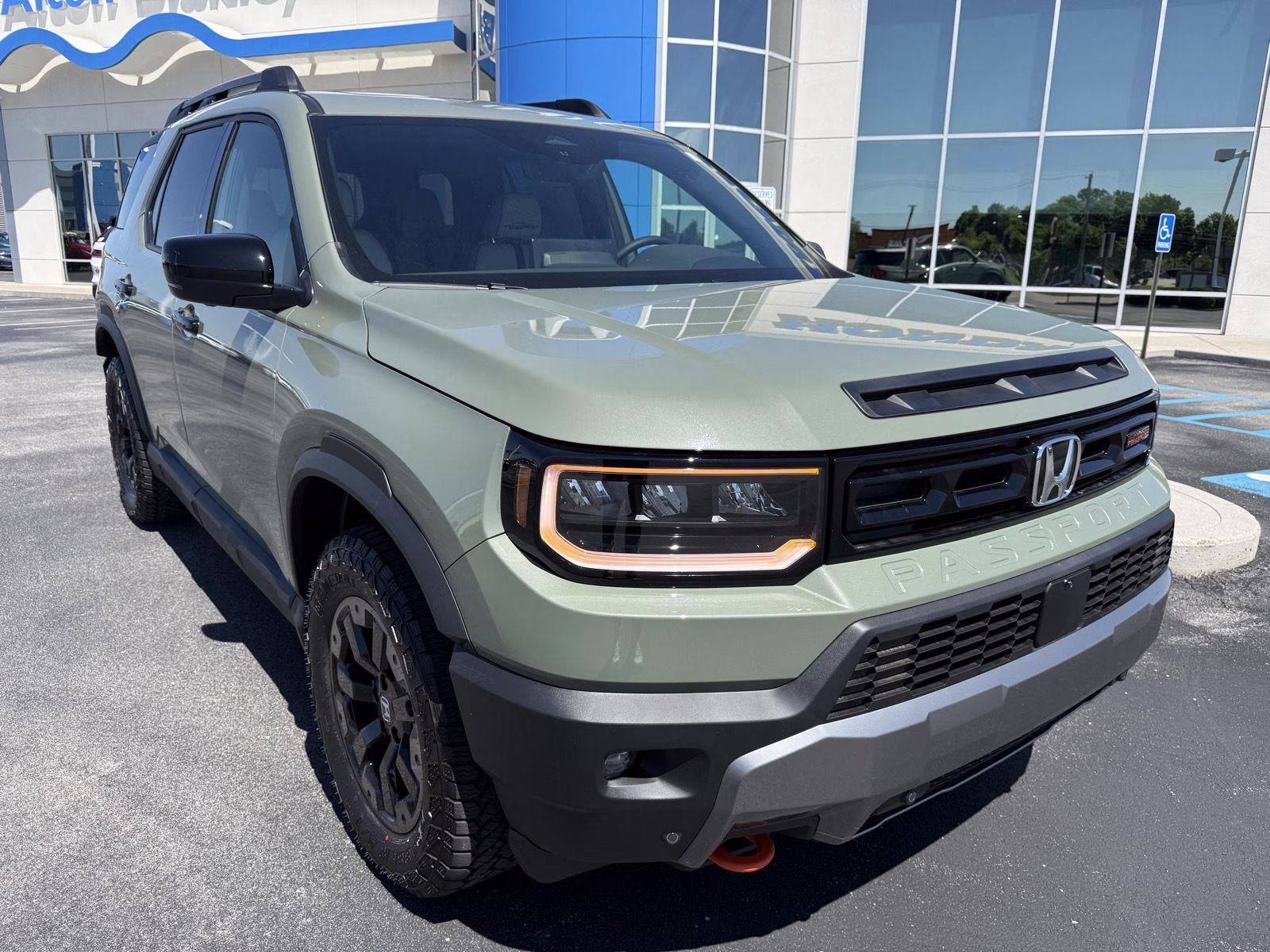 2026 Ash Green Metallic Honda Passport TrailSport Elite AWD SUV