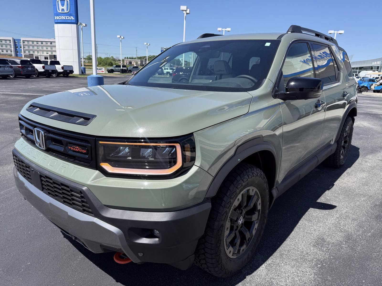 2026 Ash Green Metallic Honda Passport TrailSport Elite AWD SUV