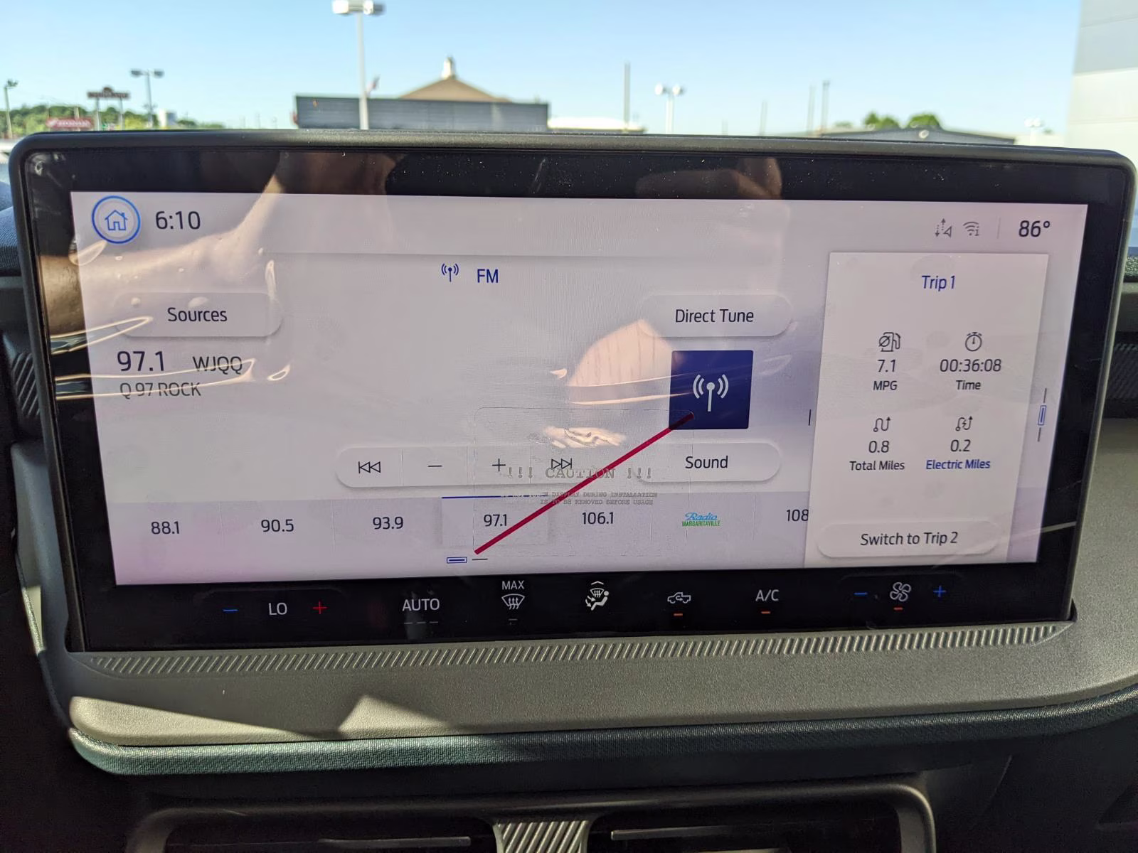 2026 Velocity Blue Ford Maverick XL AWD Truck
