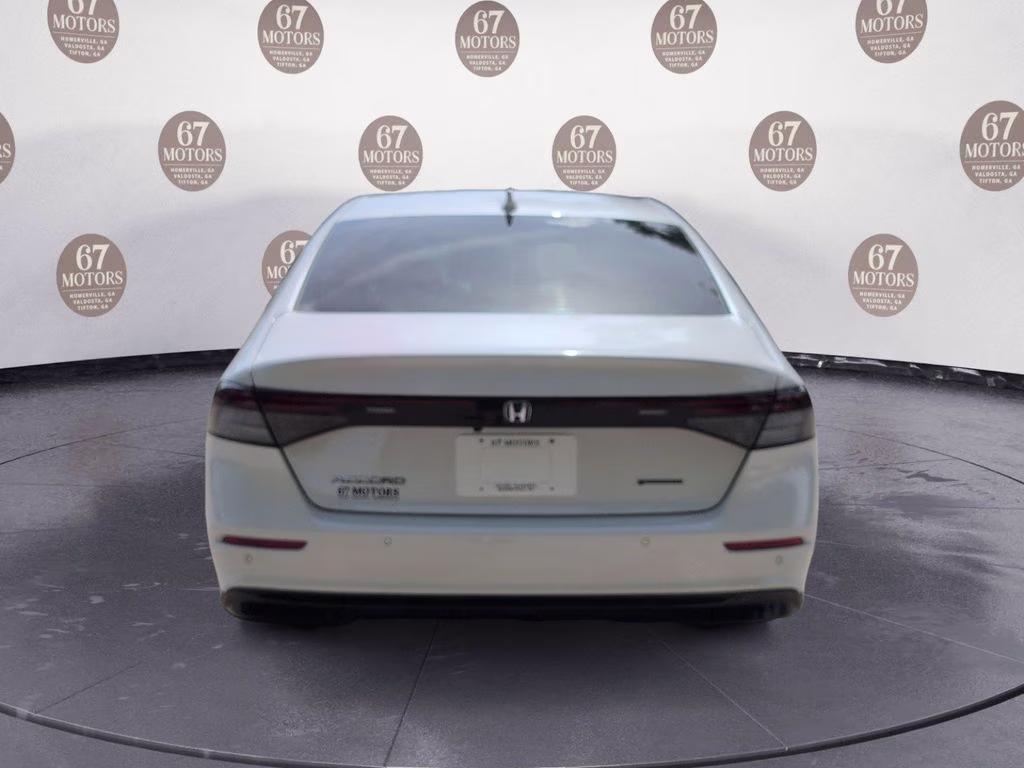 2025 White Honda Accord Hybrid EX-L FWD Sedan