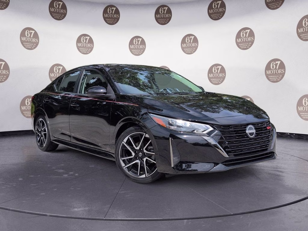 2025 Super Black Nissan Sentra SR FWD Sedan