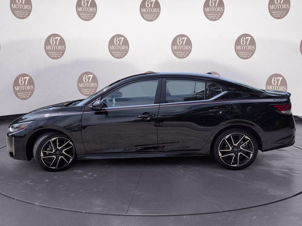 2025 Super Black Nissan Sentra SR FWD Sedan