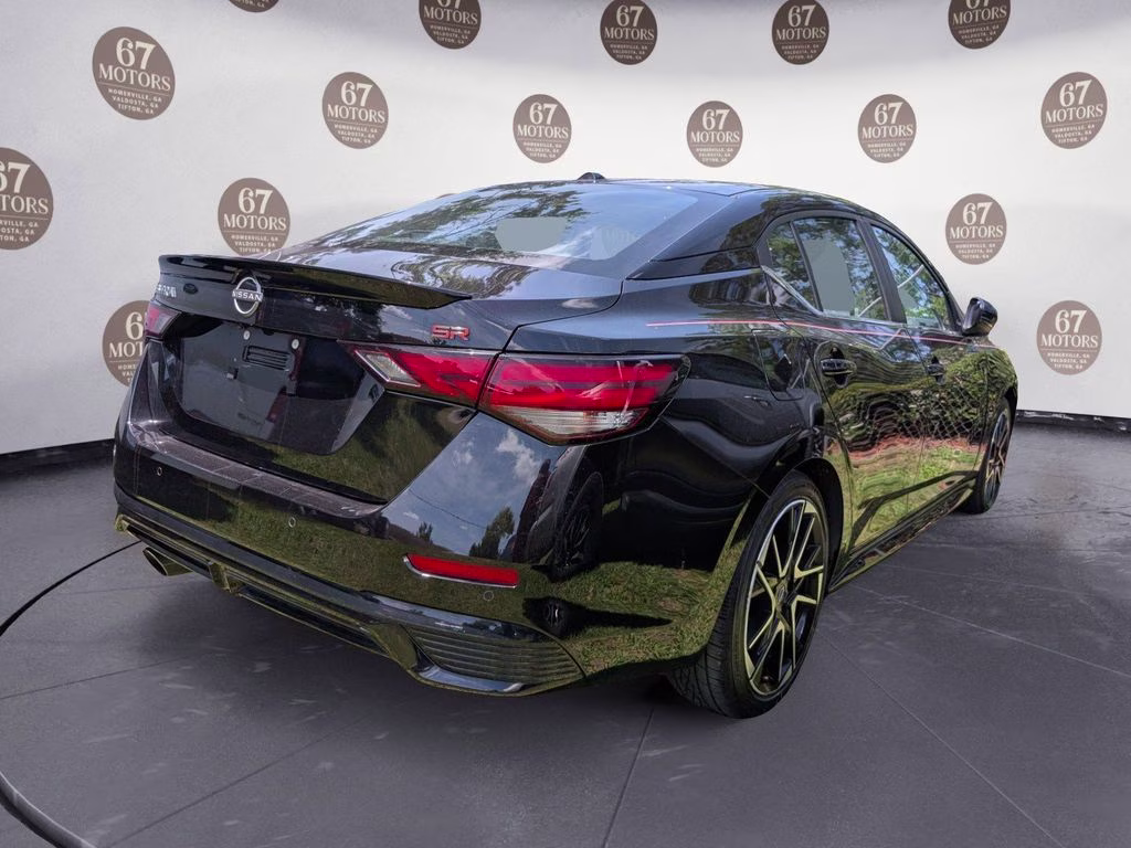 2025 Super Black Nissan Sentra SR FWD Sedan