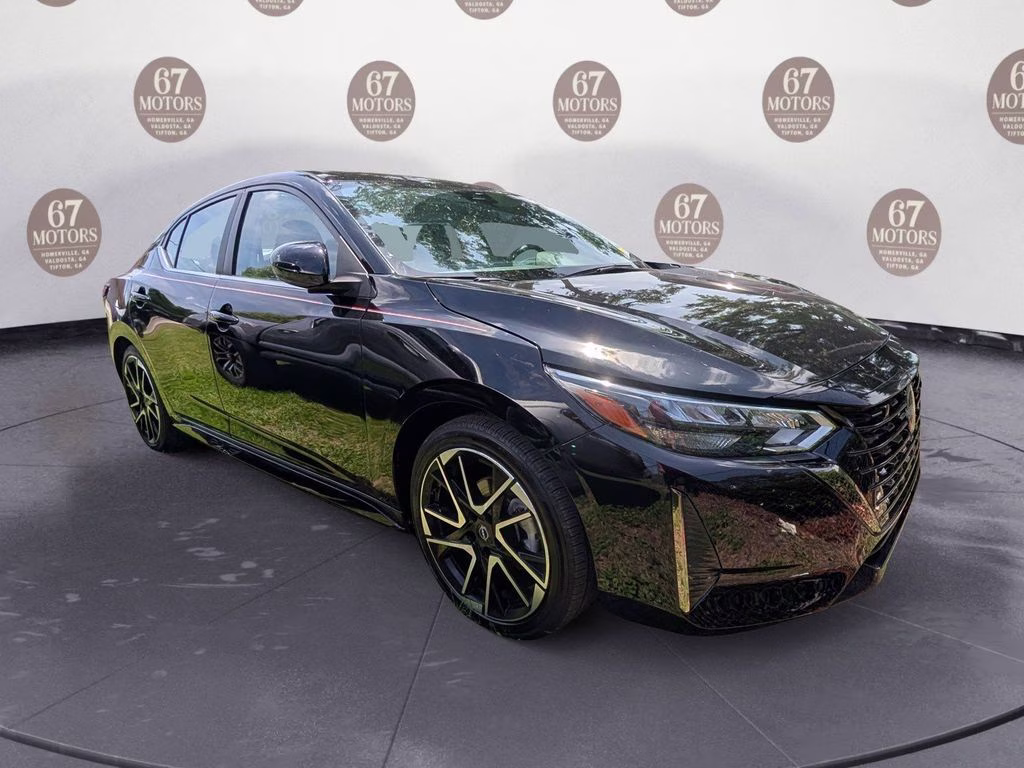 2025 Super Black Nissan Sentra SR FWD Sedan