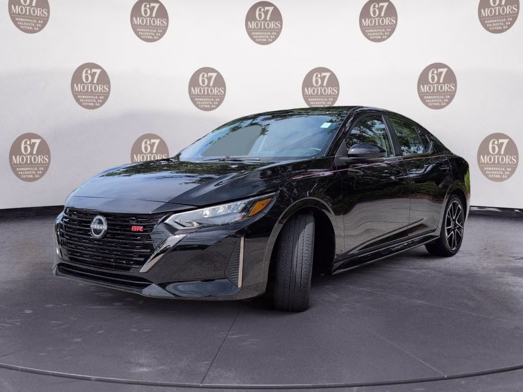 2025 Super Black Nissan Sentra SR FWD Sedan