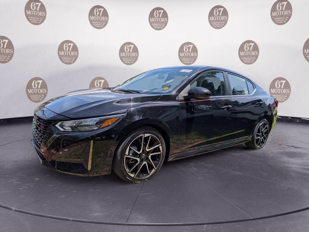 2025 Super Black Nissan Sentra SR FWD Sedan