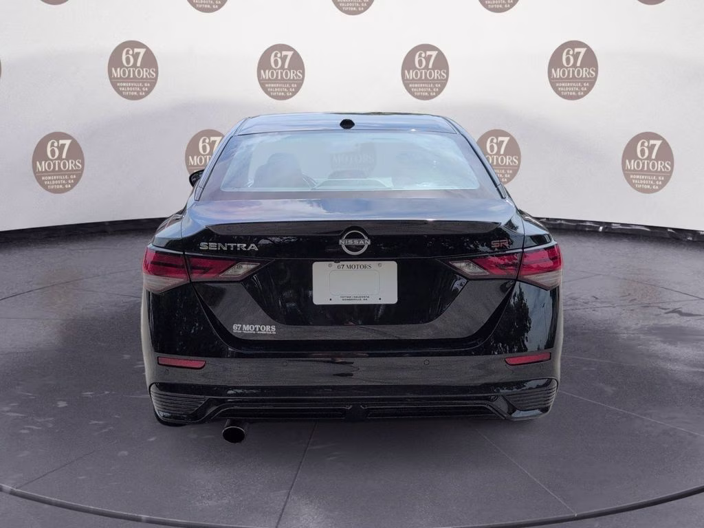 2025 Super Black Nissan Sentra SR FWD Sedan