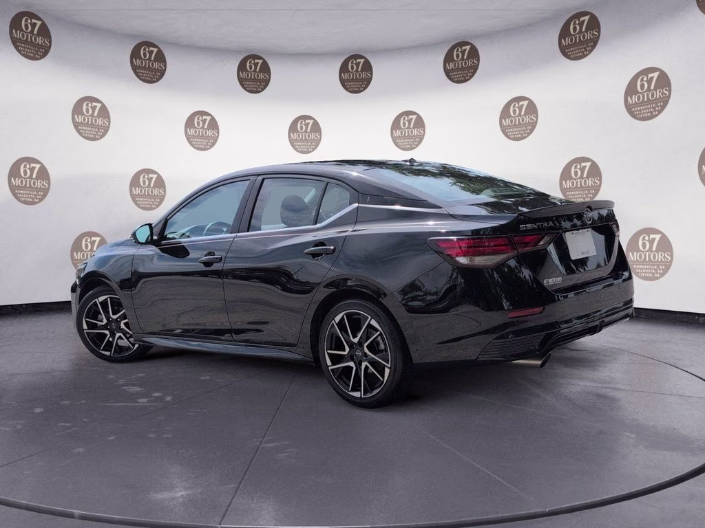2025 Super Black Nissan Sentra SR FWD Sedan