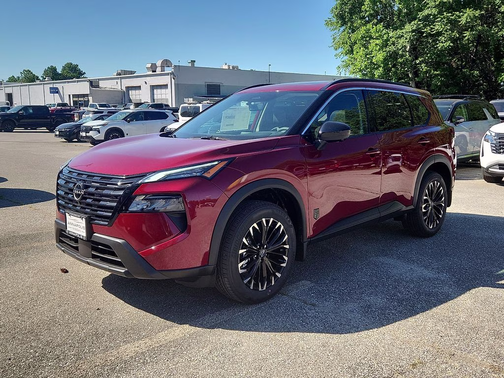 2026 Scarlet Ember Tintcoat Nissan Rogue Dark Armor AWD SUV