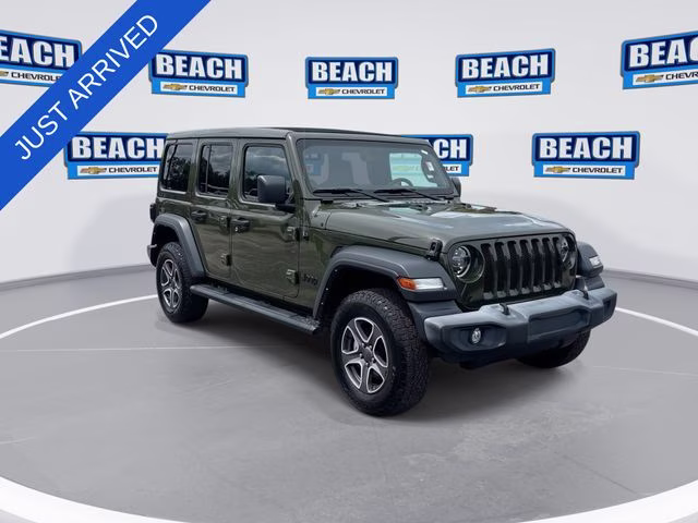 2022 Sarge Green Clearcoat Jeep Wrangler Unlimited Sport 4X4 SUV