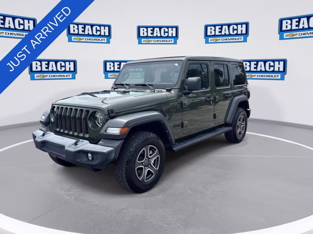 2022 Sarge Green Clearcoat Jeep Wrangler Unlimited Sport 4X4 SUV