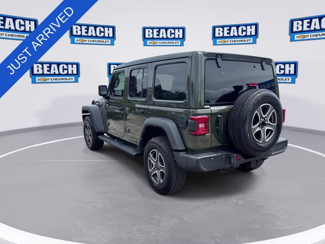 2022 Sarge Green Clearcoat Jeep Wrangler Unlimited Sport 4X4 SUV