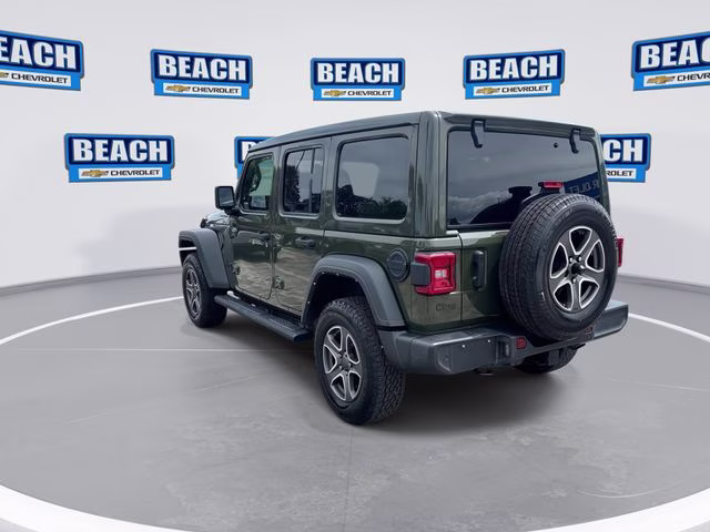 2022 Green Clearcoat Jeep Wrangler Unlimited Sport 4X4 SUV