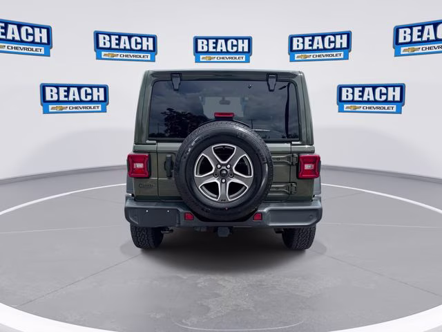 2022 Green Clearcoat Jeep Wrangler Unlimited Sport 4X4 SUV