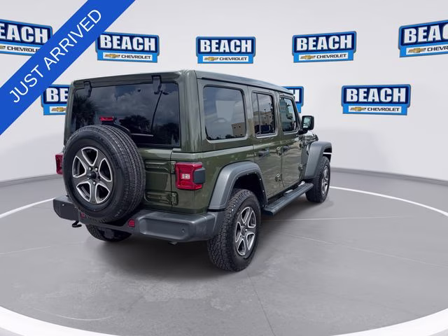 2022 Sarge Green Clearcoat Jeep Wrangler Unlimited Sport 4X4 SUV