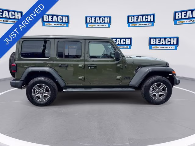 2022 Sarge Green Clearcoat Jeep Wrangler Unlimited Sport 4X4 SUV