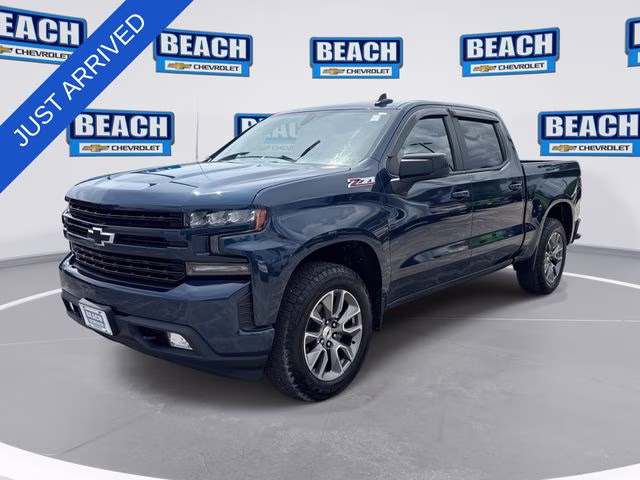 2020 Blue Metallic Chevrolet Silverado 1500 RST 4X4 Truck