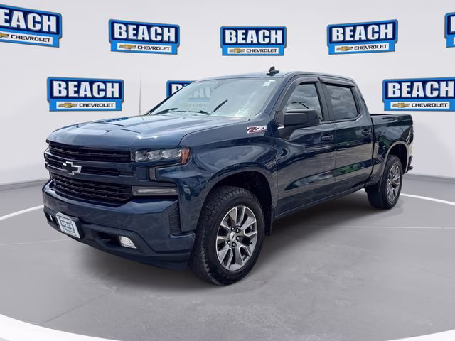 2020 Blue Metallic Chevrolet Silverado 1500 RST 4X4 Truck