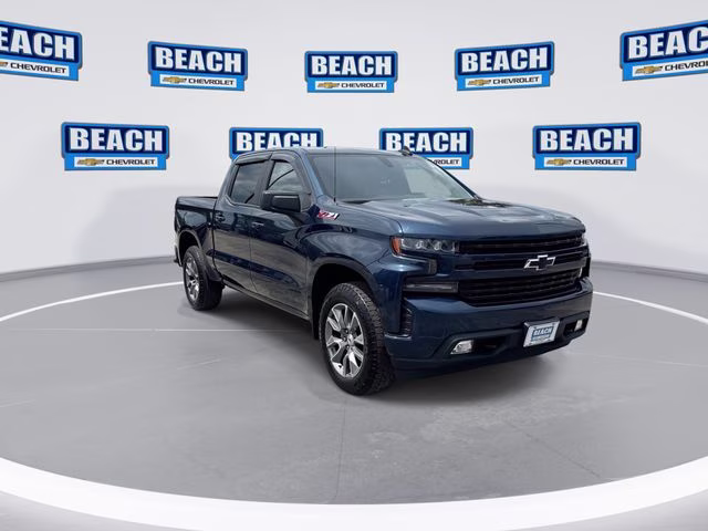 2020 Blue Metallic Chevrolet Silverado 1500 RST 4X4 Truck