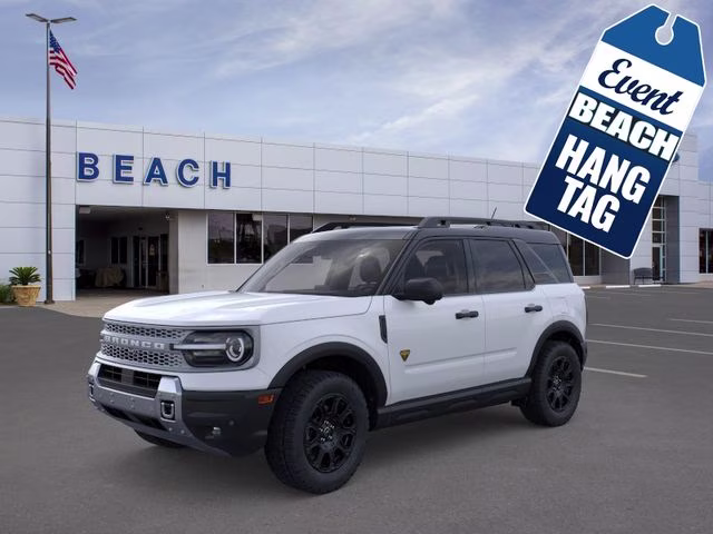 2026 Space White Metallic Ford Bronco Sport Badlands 4X4 SUV