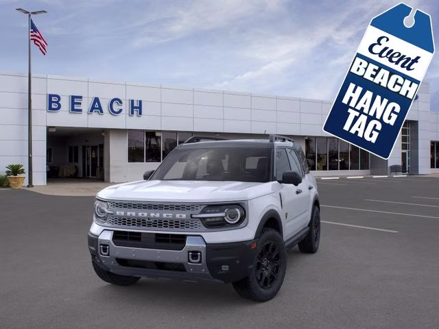 2026 Space White Metallic Ford Bronco Sport Badlands 4X4 SUV