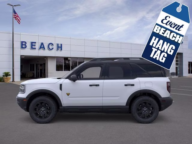 2026 Space White Metallic Ford Bronco Sport Badlands 4X4 SUV