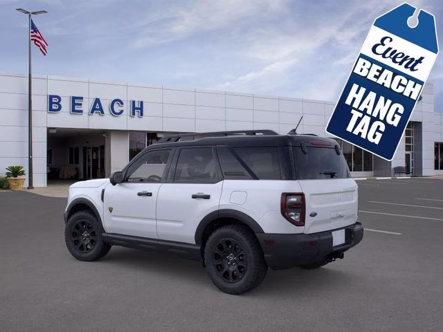 2026 Space White Metallic Ford Bronco Sport Badlands 4X4 SUV