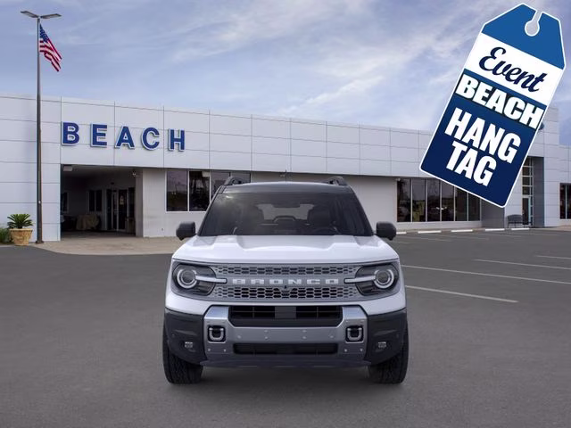 2026 Space White Metallic Ford Bronco Sport Badlands 4X4 SUV