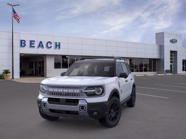 2026 White Metallic Ford Bronco Sport Badlands 4X4 SUV