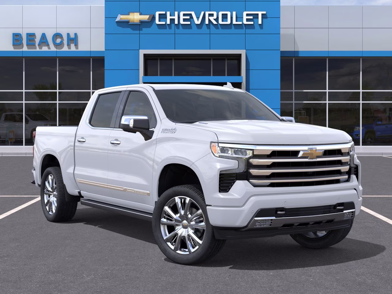 2026 Polar White Tricoat Chevrolet Silverado 1500 High Country 4X4 Truck