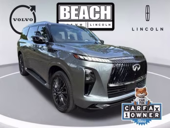 2025 Dynamic Metal/Black Obsidian INFINITI QX80 AUTOGRAPH 4X4 SUV
