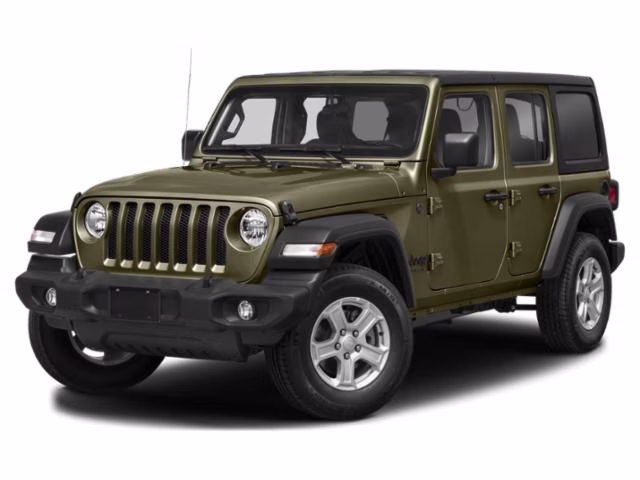 2022 Green Clearcoat Jeep Wrangler Unlimited Sport 4X4 SUV