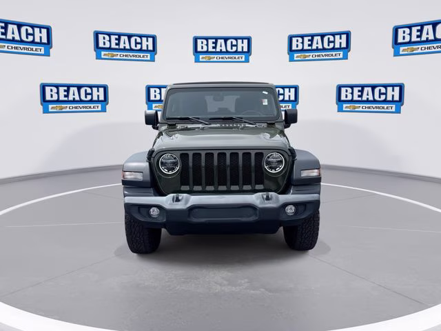 2022 Green Clearcoat Jeep Wrangler Unlimited Sport 4X4 SUV