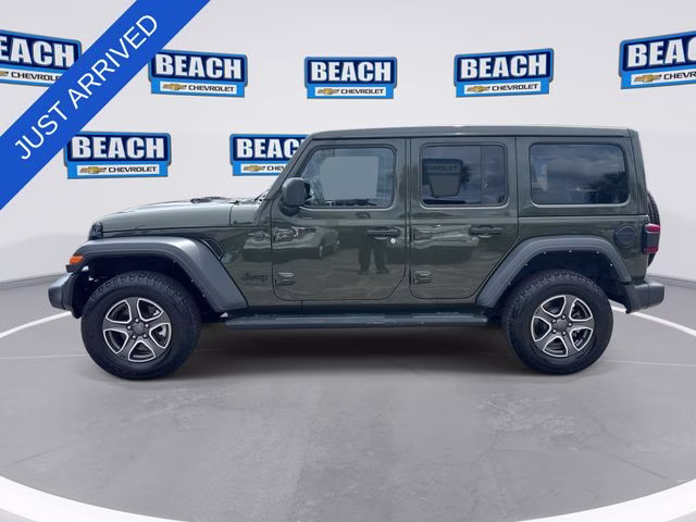 2022 Sarge Green Clearcoat Jeep Wrangler Unlimited Sport 4X4 SUV