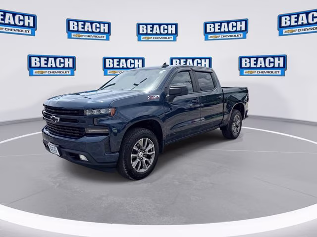 2020 Blue Metallic Chevrolet Silverado 1500 RST 4X4 Truck