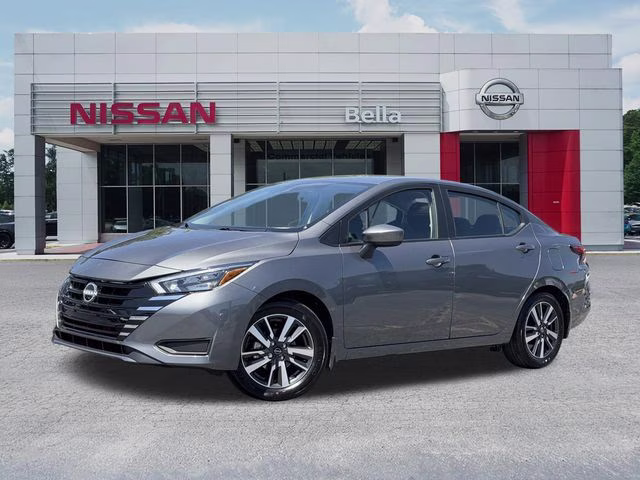 2025 Gun Metallic Nissan Versa 1.6 SV FWD Sedan