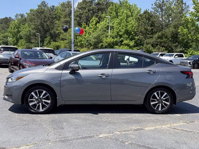2025 Gun Metallic Nissan Versa 1.6 SV FWD Sedan