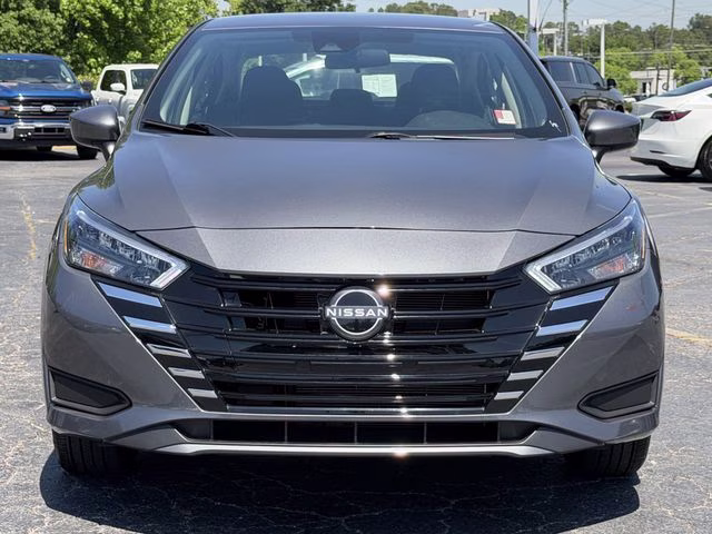 2025 Gun Metallic Nissan Versa 1.6 SV FWD Sedan