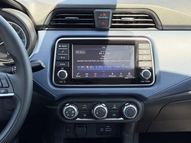 2025 Gun Metallic Nissan Versa 1.6 SV FWD Sedan