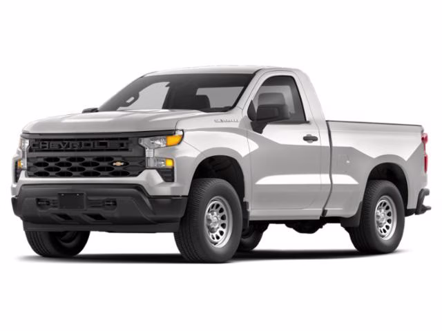 2022 Summit White Chevrolet Silverado 1500 WT RWD Truck