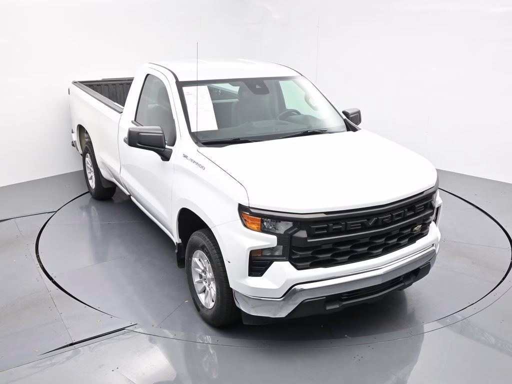 2022 Summit White Chevrolet Silverado 1500 WT RWD Truck